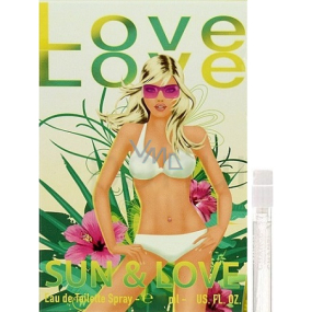 Love Love Sun & Love eau de toilette for women 1.6 ml with spray, vial