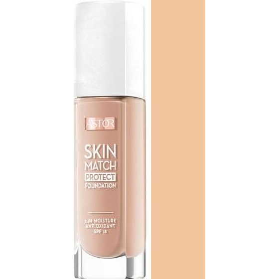Astor Skin Match Protect Foundation Makeup 100 Ivory 30 ml