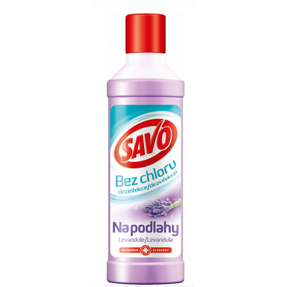 Savo Lavender Chlorine-Free Cleaning and Disinfecting Floor Cleaner 1 l