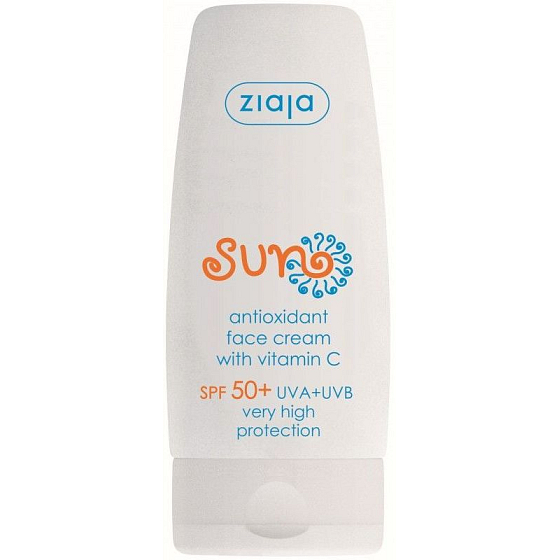 Ziaja Sun SPF 50 Antioxidant Cream with Vitamin 50 ml