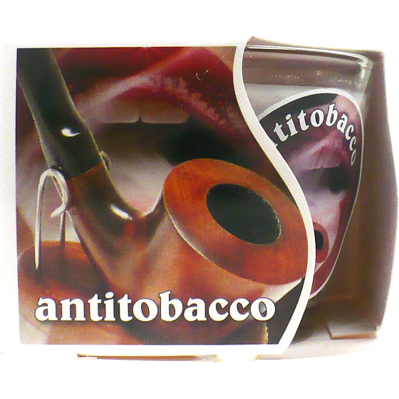 MaP Antitobacco aromatic candle in glass 80 g