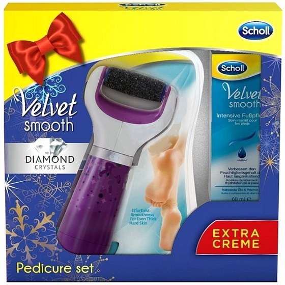 Scholl Velvet Smooth Electric Foot File + Night Mask 60 ml for free
