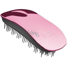 Ikoo Home Metallic Hair brush according to Chinese medicine metallic light pink-black