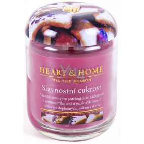 Heart & Home Festive sweets Large soy scented candle burns up to 70 hours 310 g