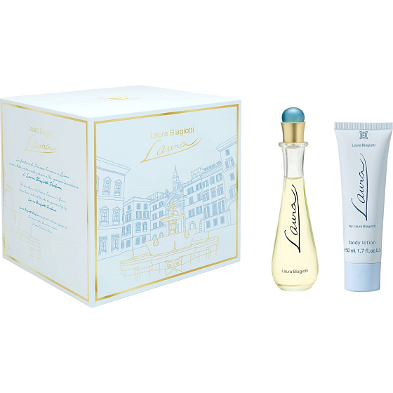 Laura Biagiotti Laura eau de toilette for women 25 ml + body lotion 50 ml, gift set