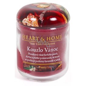 Heart & Home Christmas magic Soy scented candle medium burns up to 30 hours 110 g