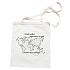 Bohemia Gifts Canvas Bag with World Map Print 42 x 38 cm