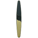 Solingen Nail file with polish, colored, flat 4 colored surfaces 5312