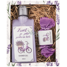 Bohemia Gifts Cycling shower gel 200 ml + soap 30 g, cosmetic set