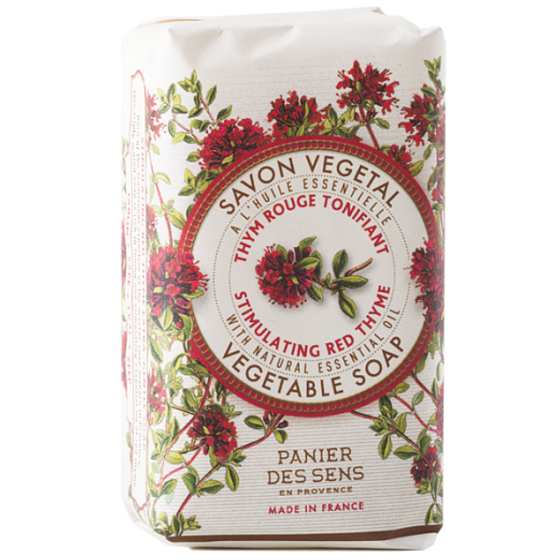 Panier des Sens Red thyme three times extra fine ground soap 150 g