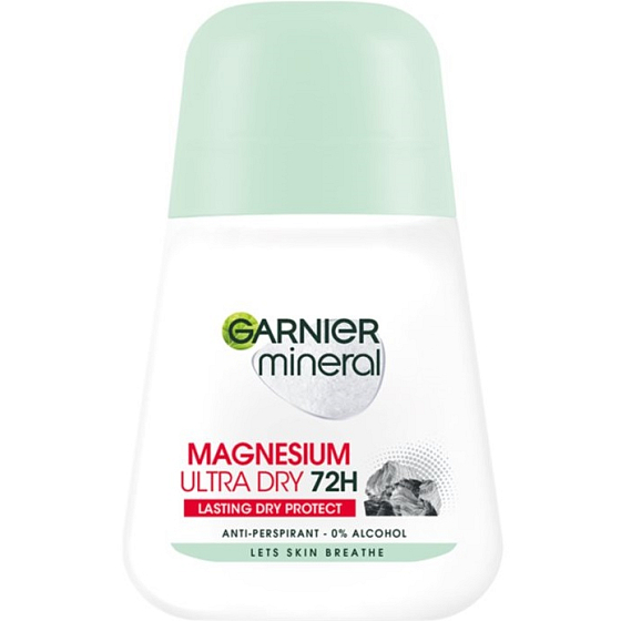 Garnier Mineral Magnesium Ultra Dry 72h roll-on antiperspirant deodorant for women 50 ml