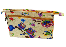 Abella Toilet cosmetic handbag 30 x 20.5 x 5.5 cm, cream pattern NA04