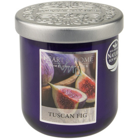 Heart & Home Tuscan Fig Soy scented candle medium burns up to 30 hours 115 g
