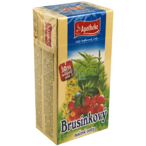 Apotheke Cranberry fruit tea contributes to the normal function of the kidneys and urinary tract 20 x 1.5 g