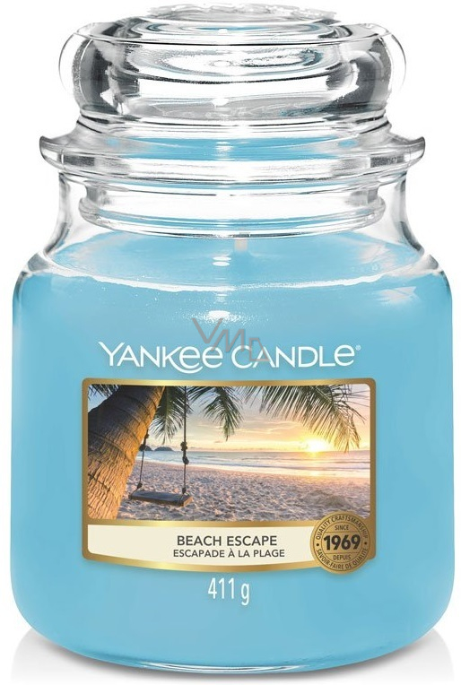 Yankee Candle Beach Escape Escape to the beach scented candle Classic