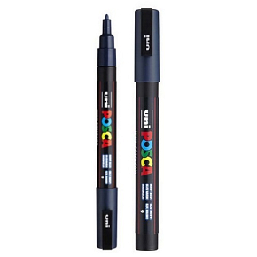 Posca Universal Acrylic Marker 0.9 - 1.3 mm Navy Blue PC-3M