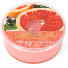 Heart & Home Fresh grapefruit and Blackcurrant Soy scented candle in a bowl burning time up to 12 hours 38 g