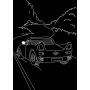 Ditipo Black colouring book Cars 32 pages A4 210 x 285 mm age 3+