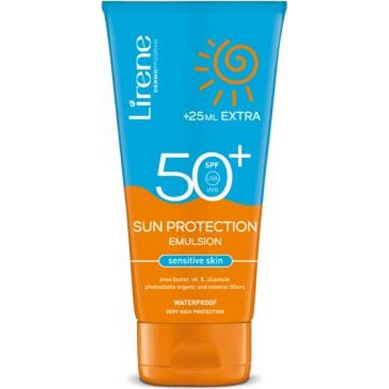 Lirene SC SPF50 Moisturising Sunscreen Emulsion for sensitive skin 175 ml