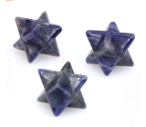 Sodalite merkaba hmatka natural stone 13 mm, stone communication