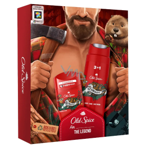 Old Spice BearGlove deodorant stick 50 ml + 3in1 shower gel for face, body and hair 250 ml, cosmetic set for men