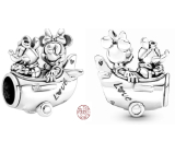 Charm Sterling silver 925 Disney adventure with Mickey Mouse and Minnie. travel bracelet bead