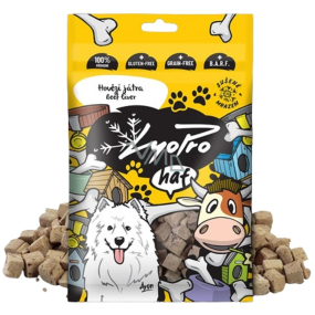 LyoPro haf freeze-dried beef liver, meat delicacy for dogs 50 g