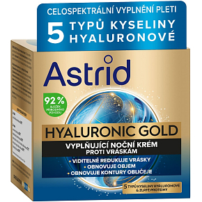 Astrid Hyaluronic Gold Night Face Cream 50 ml