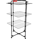 Vileda Mixer 3 Ultimate standing clothes dryer, drying area 30 m, black
