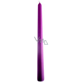 Lima Candle plain metal purple cone 22 x 250 mm 1 piece
