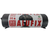 Alufix Trash bags black, 10 µ, 60 liters, 64 x71 cm, 20 pieces
