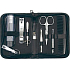 Kellermann 3 Swords Luxury manicure 10 piece Artical Leather Traveling Kit