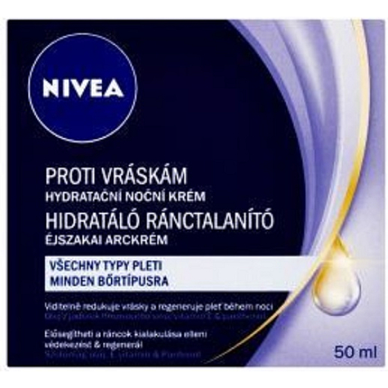 Nivea Anti-Wrinkle + Moisture 35+ Moisturizing night cream against wrinkles 50 ml