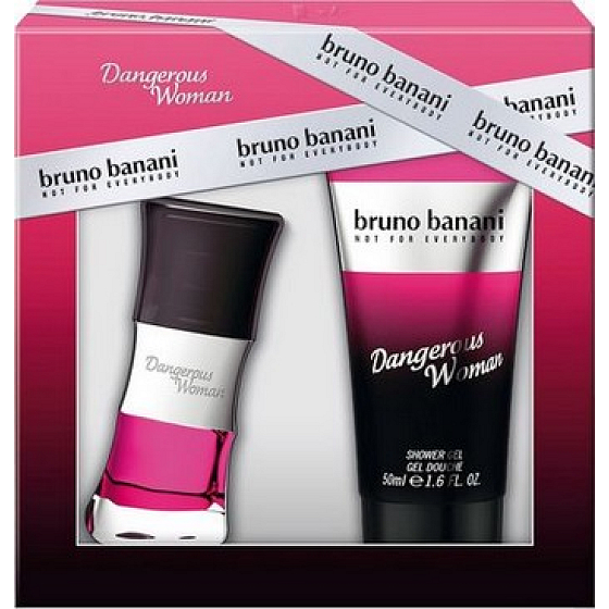 Bruno Banani Dangerous eau de toilette for women 20 ml + shower gel 50 ml, gift set