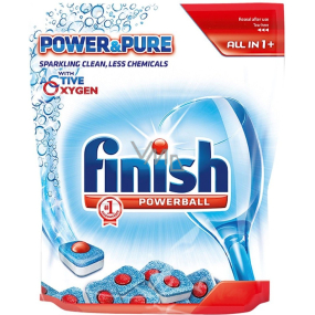 Finish All in 1 Power and Pure dishwasher tablets 48 pieces