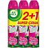 Air Wick Pink Mediterranean Flowers 4in1 Air Freshener Spray 3 x 240 ml