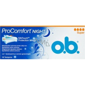 o.b. ProComfort Night Super tampons 16 pieces