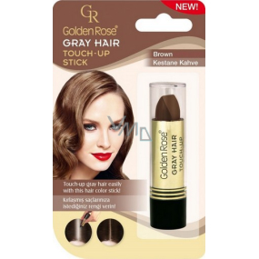 Golden Rose Gray Hair Touch-up Stick Color Concealer For Growthed & Gray Hair 05 Brown 5.2 g