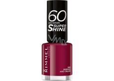 Rimmel London 60 Seconds Super Shine Nail Polish 340 Berries And Cream 8 ml