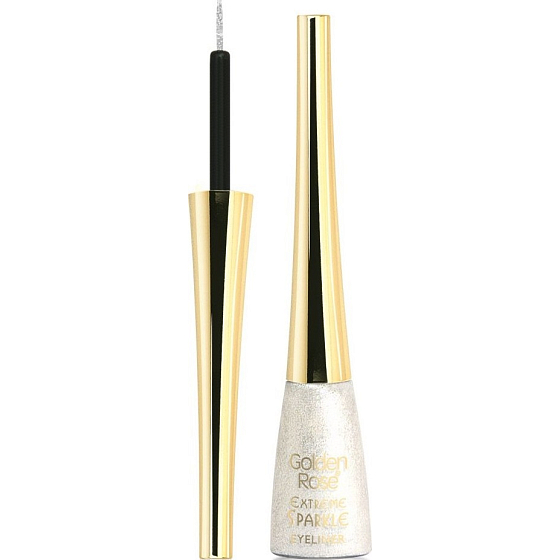 Golden Rose Extreme Sparkle Eyeliner eyeliner 001 silver 5.5 ml