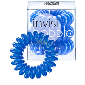 Invisibobble Navy Blue Hair Spiral Blue Spiral Set 3 pieces