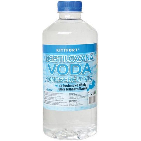 Kittfort Distilled Water for Technical Purposes 1 l