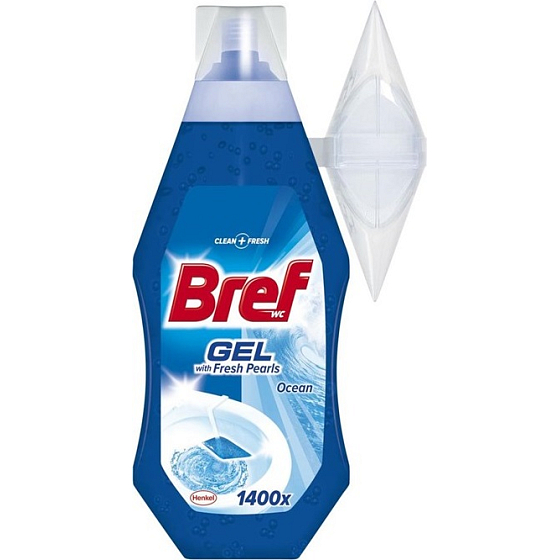 Bref Fresh Pearls Ocean gel toilet block hanger 360 ml