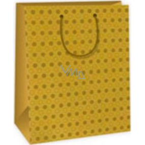 Ditipo Gift paper bag 26.4 x 13.6 x 32.7 cm gold - AB wheels
