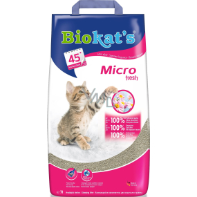 Biokats Micro Fresh Litter for cats 100% fine natural clay 7 l