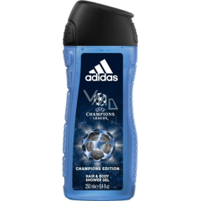 Adidas UEFA Champions League Champions Edition 2in1 shower gel and shampoo for men 250 ml
