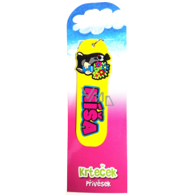 Nekupto Little Mole's Adventures Little Mole Name Tag Keychain Míša