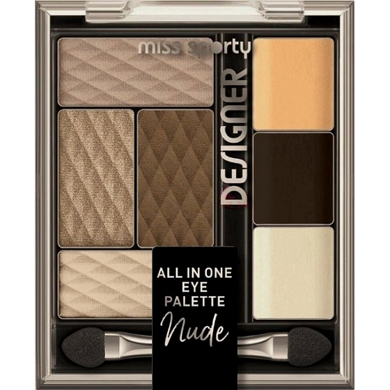 Miss Sports Designer All in One Eyeshadow Palette 100 Nude Designer 9.5 g