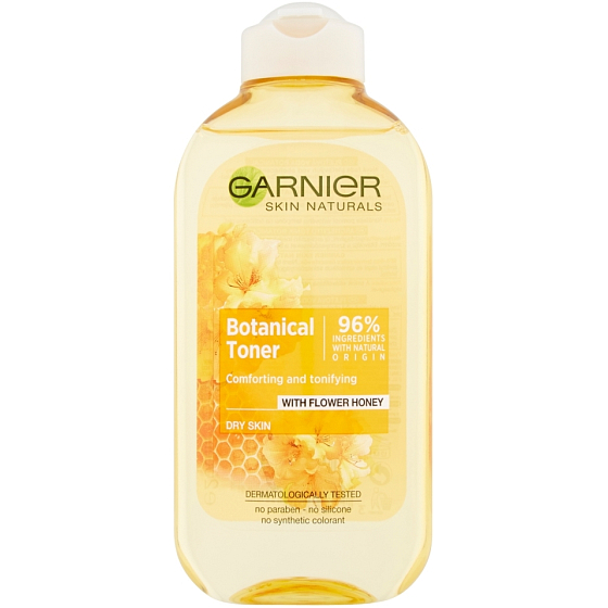 Garnier Skin Naturals Botanical Toner with flower honey lotion for dry skin 200 ml