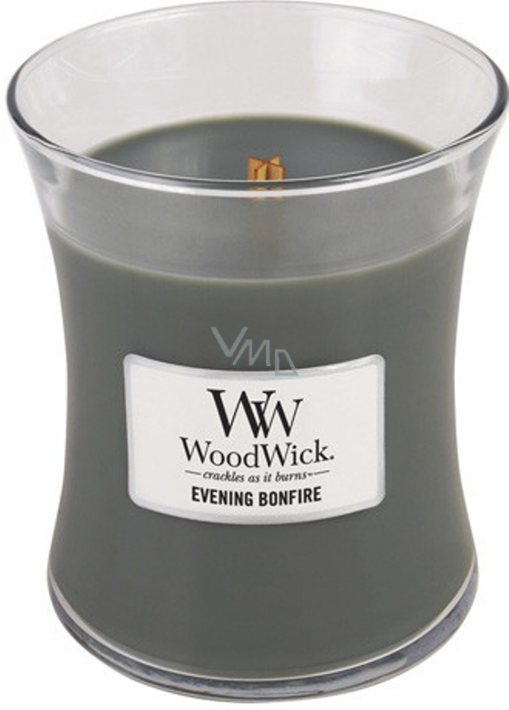 WoodWick Evening Bonfire Evening by the campfire scented candle with